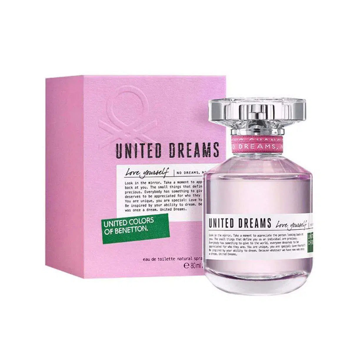 Benetton United Dreams Love Yourself Women EDT 80ml - Perfume Philippines